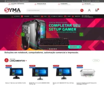 Syma.com.br(Syma Solutions: confira produtos e serviços de tecnologia) Screenshot