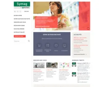 Symag.com(Page d'accueil) Screenshot