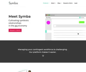 SYmba.io(Management Tool for Talent Development Programs) Screenshot