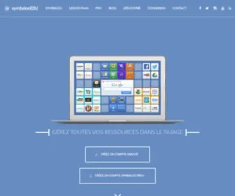 SYmbalooedu.fr(Page) Screenshot