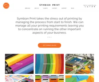 SYmbianprint.co.uk(Print management) Screenshot