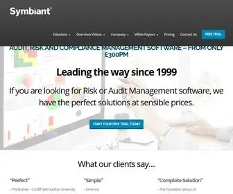 SYmbiant.co.uk(Audit and Risk Management Software) Screenshot