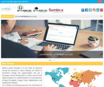 SYmbioslms.com(SYmbioslms) Screenshot