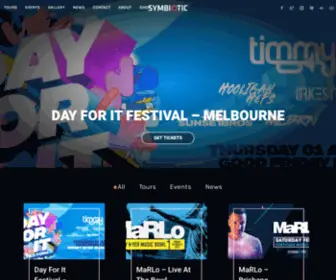 SYmbiotic.net.au(Australia's leading provider of trance festivals and events) Screenshot