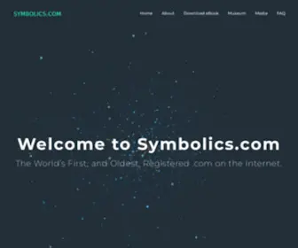 SYmbolics.com(The first and oldest registered .com on the Internet) Screenshot