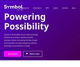 SYmbolplatform.com(Symbol blockchain) Screenshot