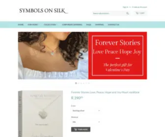 SYmbolsonsilk.co.za(Symbols on Silk) Screenshot