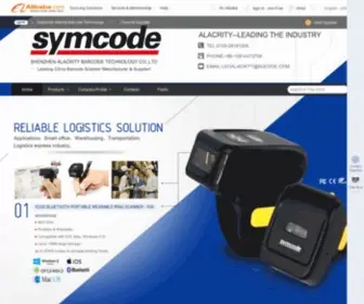 SYmcode.com.cn(Shenzhen Alacrity Barcode Technology Co) Screenshot