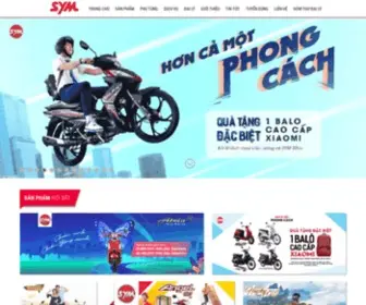 SYM.com.vn(SYM Viet Nam) Screenshot