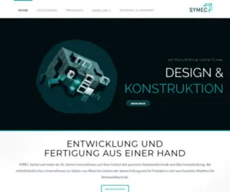 Symec.de(Wir entwickeln Innovation) Screenshot