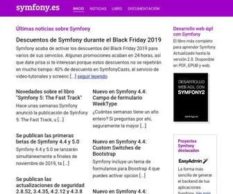 SYmfony.es(El mejor framework PHP para crear aplicaciones web) Screenshot