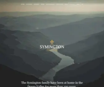 Symington.com(Symington Family Estates) Screenshot