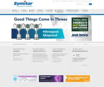 Symitar.com(Credit Union Software and Technology Solutions) Screenshot