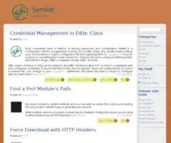 SYmkat.com(Symkat) Screenshot