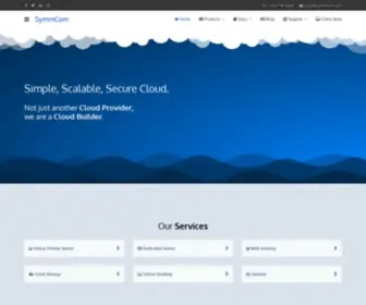 SYMmcom.com(Simple, Scalable, Superbly Affordable Cloud) Screenshot