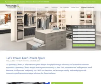 SYmmetryclosets.com(Symmetry Closets) Screenshot