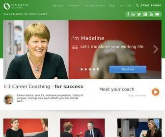 SYmmetrycoaching.co.uk(Online learning and education) Screenshot