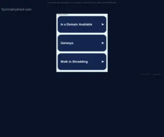 SYmmetrydirect.com(Symmetry Home Page redirector) Screenshot
