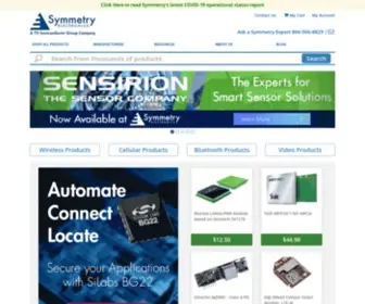 SYmmetryelectronics.com(Symmetry electronics) Screenshot