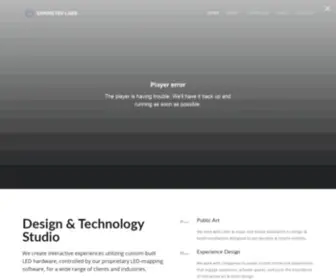 SYmmetrylabs.com(Symmetry Labs creates interactive design experiences utilizing custom) Screenshot