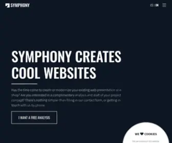 SYMphony-Studio.cz(Websites and e) Screenshot