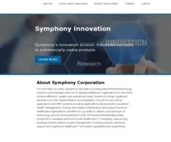 SYMphonycorp.com(Symphony Corporation) Screenshot
