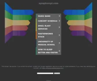 SYMphonyd.com(Just another WordPress site) Screenshot