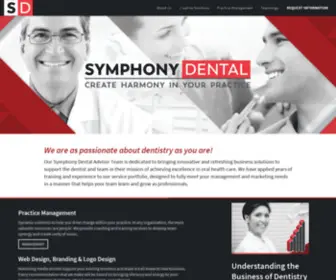 SYMphonydental.com(Symphony Dental) Screenshot