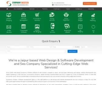 SYMphonyinfotech.com(Best Web Design) Screenshot