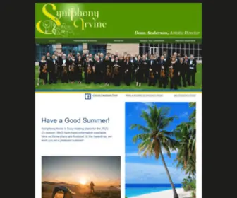 SYMphonyirvine.org(Symphony Irvine) Screenshot