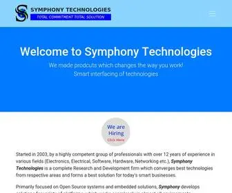 SYMphonytek.com(Symphony Technologies) Screenshot