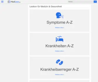 SYMptomat.de(Hauptseite) Screenshot
