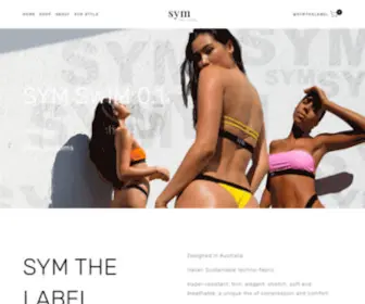 SYMthelabel.com(SYM THE LABEL) Screenshot