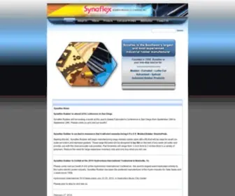 Synaflex.com(Synaflex Rubber Products Company) Screenshot