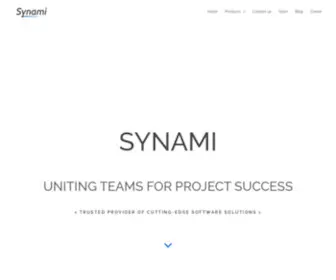 Synami.com(Delivering Innovative Software Products) Screenshot