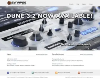 Synapse-Audio.com(Synapse Audio Software) Screenshot