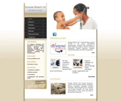 Synapsebiotech.com(Synapse Biotech Ltd) Screenshot