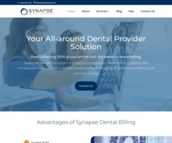 Synapsedentalbilling.com(Dental Billing) Screenshot