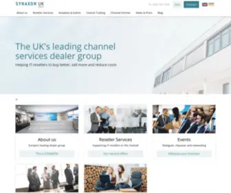 Synaxon.co.uk(Distribution, E-Procurement, Managed Services) Screenshot