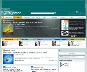 SYNC-Blog.com(Tech Blog) Screenshot
