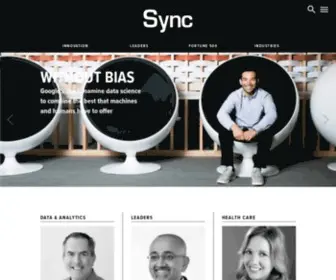 SYNC-Magazine.com(Sync Magazine) Screenshot