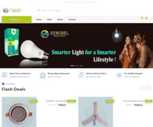 SYNcbel.com(#1 LED Light Bulbs) Screenshot