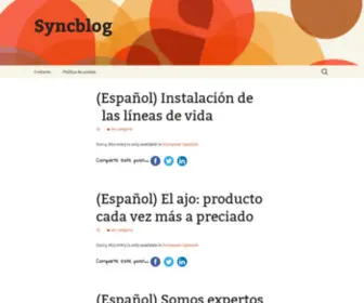 SYNCblog.es(SYNCblog) Screenshot