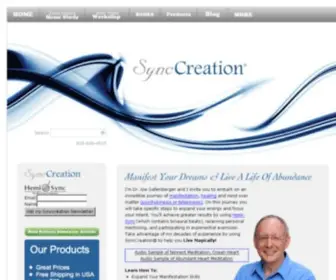 SYNCcreation.com(Home) Screenshot