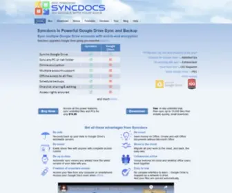 SYNCDocs.com(Google Drive upgraded by Syncdocs) Screenshot