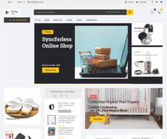 SYNcforless.com(Online Shopping Store) Screenshot