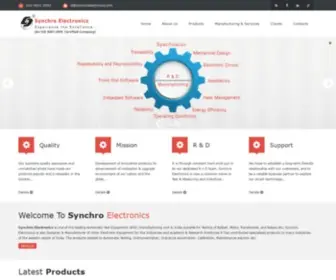 SYNChroelectronics.com(Synchro Electronics) Screenshot