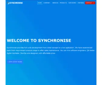 SYNChronisebd.com(Synchronise) Screenshot