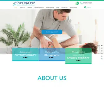 SYNChronyhealth.in(Chiropractor near me) Screenshot