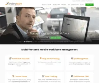 SYNChroteam.com(Field Service Management Software Solution) Screenshot